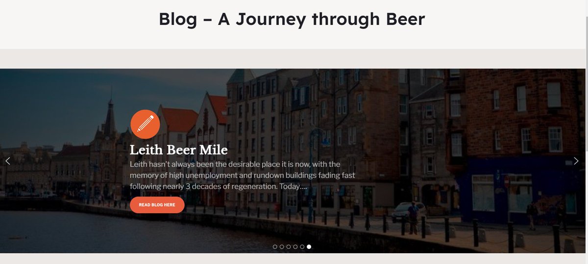 Our Blog has been updated with a little note of some of the places you should visit, when in Leith, Scotland.
belperbeer.club/blog/