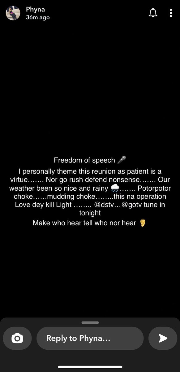 Patient????? Patient????????

Weener????? 

Go to school ffs🗣️🗣️🗣️

#BBNaijaReunion