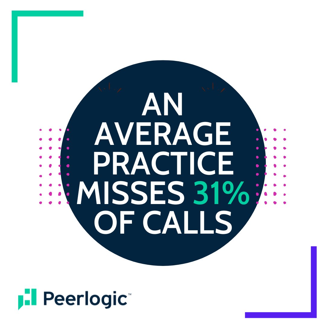 With Peerlogic, you can optimize your front office operations and improve patient care while driving revenue growth. 

#Peerlogic #MissedCalls #HighValueCallers #ArtificialIntelligence #FrontOfficeOperations