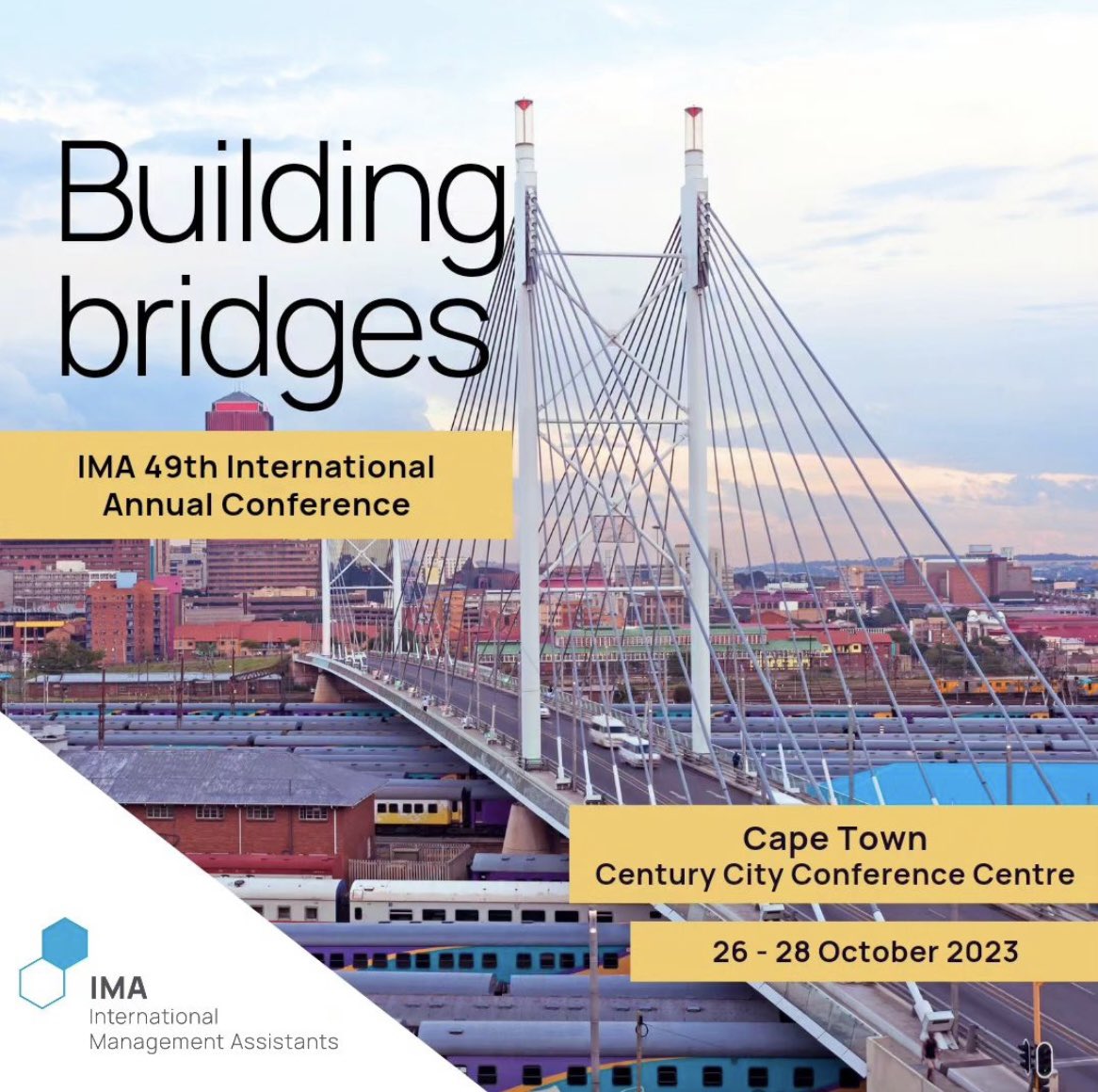 Welcome to register to IMA 49th International Annual Conference in beautiful Cape Town - October 27! 🇿🇦
“Building Bridges as Company Culture Ambassadors!” #IMAConference2023 Read more: ima-network.org/49th-internati…