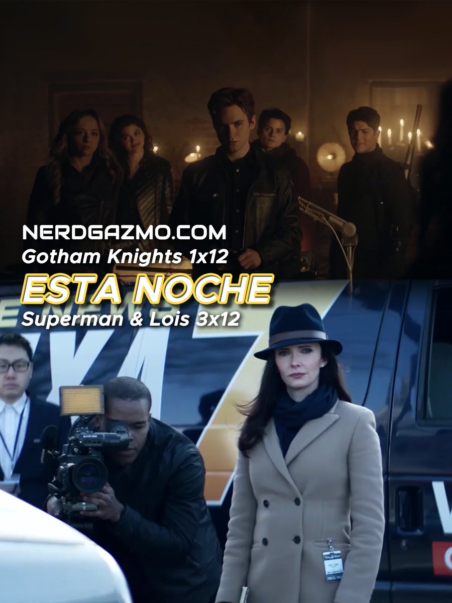 TFURebirth's tweet photo. Esta noche regresan #SupermanAndLois y #GothamKnights así que no puedes perderte de sus penúltimos episodios (subtitulados mañana).
#DCTV #DCComics https://t.co/6MK8omPKHO