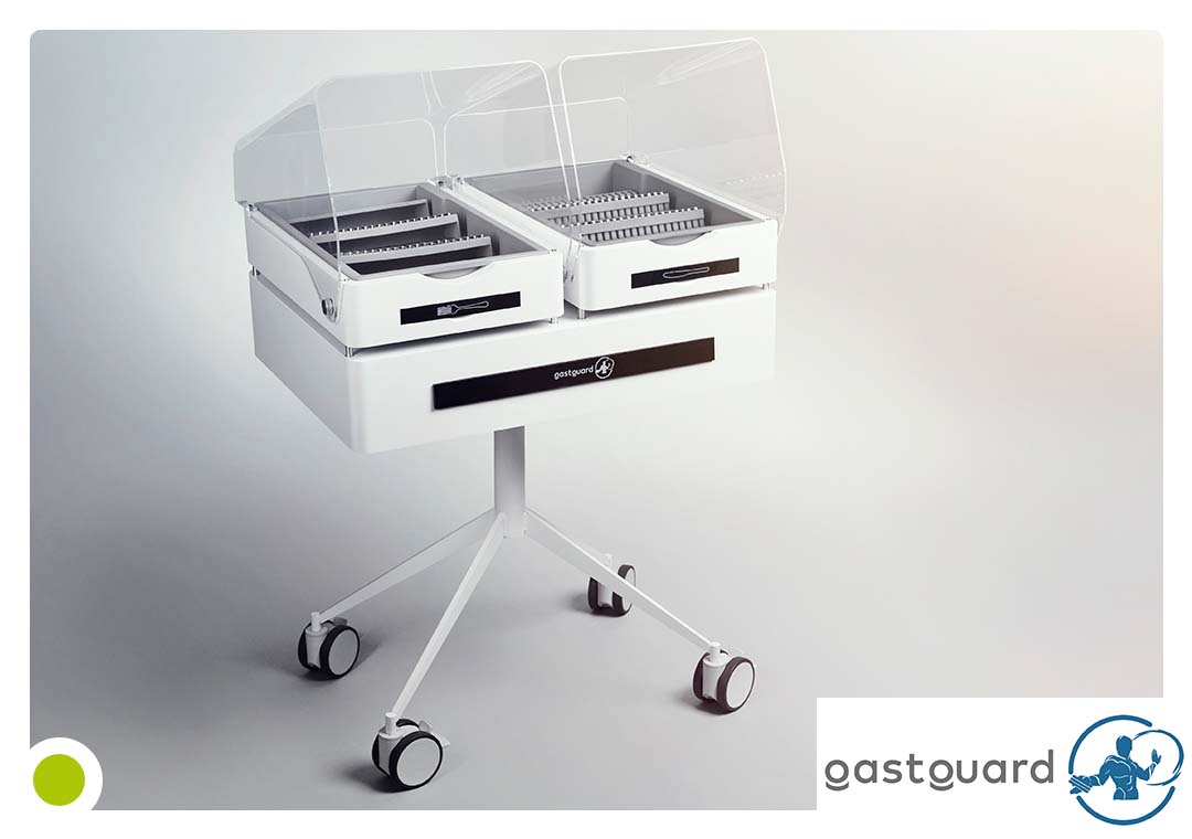 BlickleUSA's tweet photo. Our #Blickle MOVE casters at Gastguard! The specifically designed 'stop-fix' lever with kick function also guarantees the ergonomic and quick operation of the locking mechanism with any footwear.
#BestPractice #Gastronomy #WeInnovateMobility https://t.co/yghC0afJDV