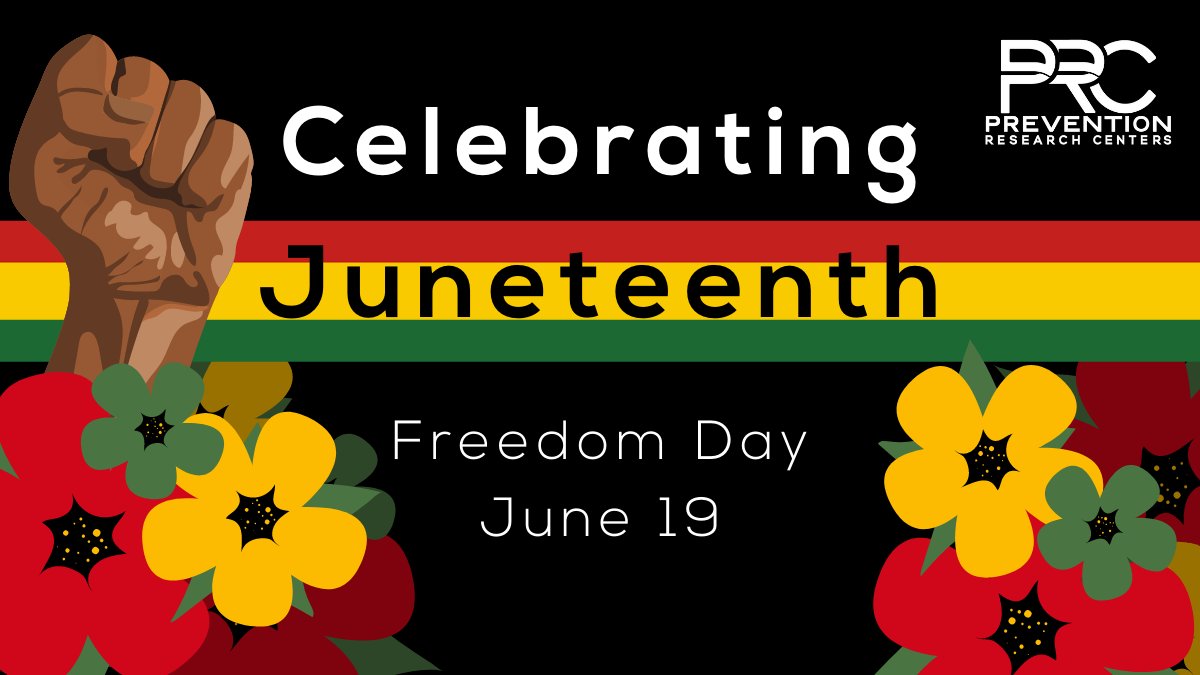 Yesterday, the #RMPRC offices were closed to celebrate Juneteenth. Join the #PRCnetwork in celebrating Juneteenth, a day that we recognize and celebrate the emancipation of enslaved African Americans in the U.S.