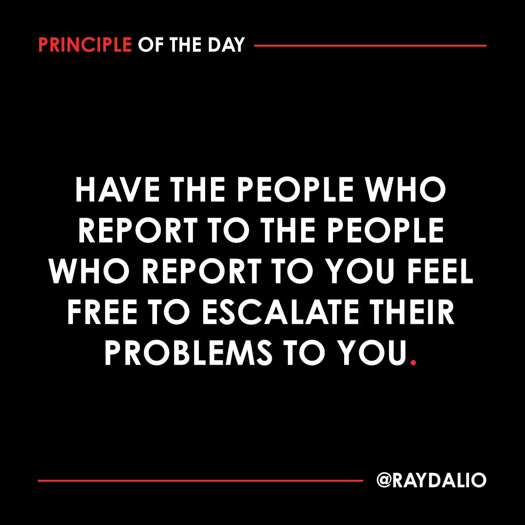 RayDalio's tweet photo. This is a great and useful form of upward accountability. #principleoftheday https://t.co/I5ce0W1oM7