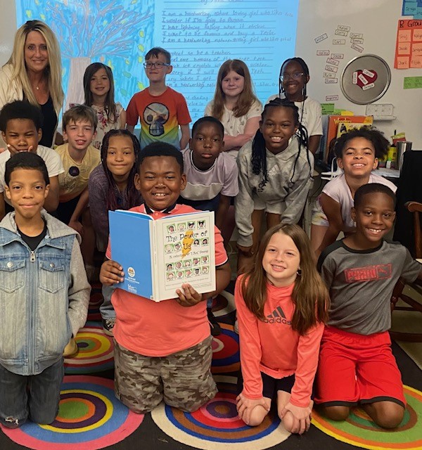 selschools's tweet photo. 3rd grade students in Mrs. Burkholder's classroom at Sunview Elementary embarked on a literary journey this past May by writing and sharing their "I Am" poems with their classmates and the SEL Schools Board of Education. #ArcPride
Full story at https://t.co/T1aftHwIQl https://t.co/P9eMG0ELF1