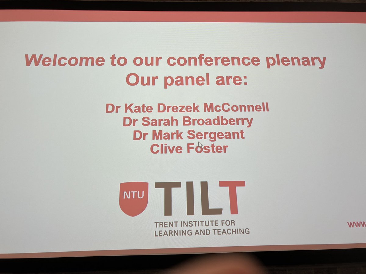 DrSBroadberry's tweet image. A hectic but hugely valuable day. Thank you @NtuTilt &amp;amp; the amazing crash of LTMs. Leading a workshop on #inclusive &amp;amp; #authenticassessment. Privileged to be on the plenary panel with @KateDMcConnell &amp;amp; Mark Sergeant. Lots to reflect on #NTUassessment