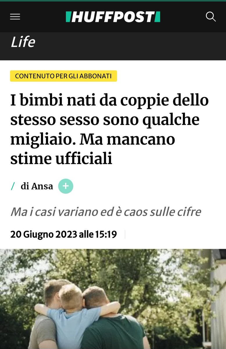 Non nascono bimbi da coppie dello stesso sesso.
Punto.
E il caos non è sulle cifre.
È nel vostro cervello.
#uteroinaffitto