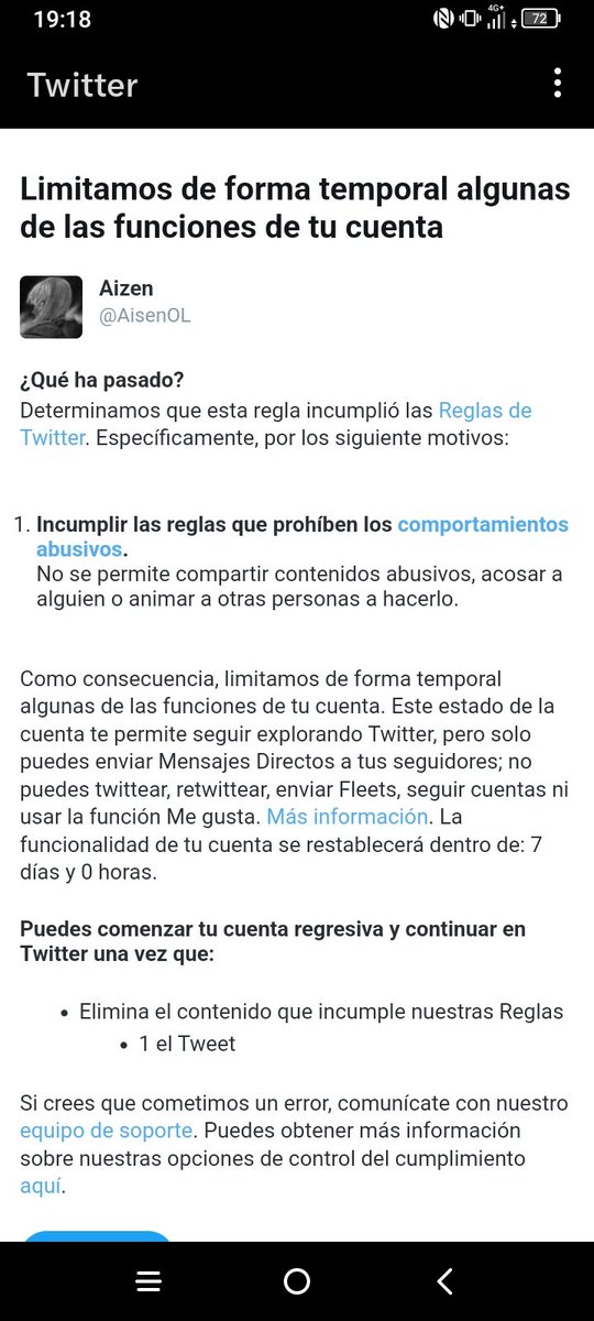 AizenOL's tweet image. Me he comido ban de una semana en Twitter por culpa de Respawn