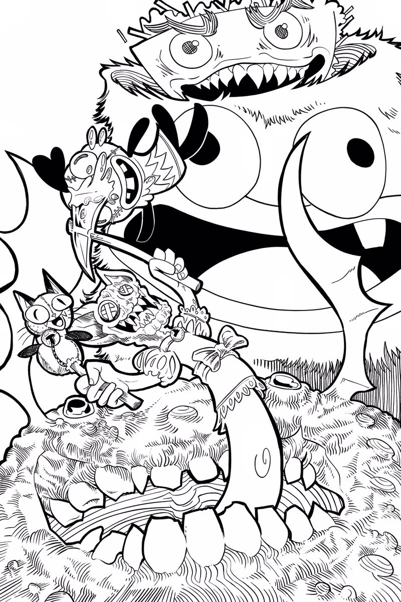 mburbridge26's tweet photo. A friend reached out a few weeks ago to work on a pinup of his OCs and just catch up. It’d been awhile.

And then a week later he passed away. It’s been a few weeks and I figured why not finish and share it. Wish I could’ve seen him do something with these characters. https://t.co/90H9GCgTgI
