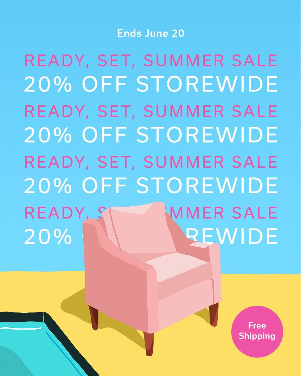 Today is the LAST DAY to shop the Ready, Set, Summer Sale! 😱

This is your sign to go and hit that checkout button and claim that 20% off like it's the last sun chair by the pool. You got this. 

Shop now:
l8r.it/ou39