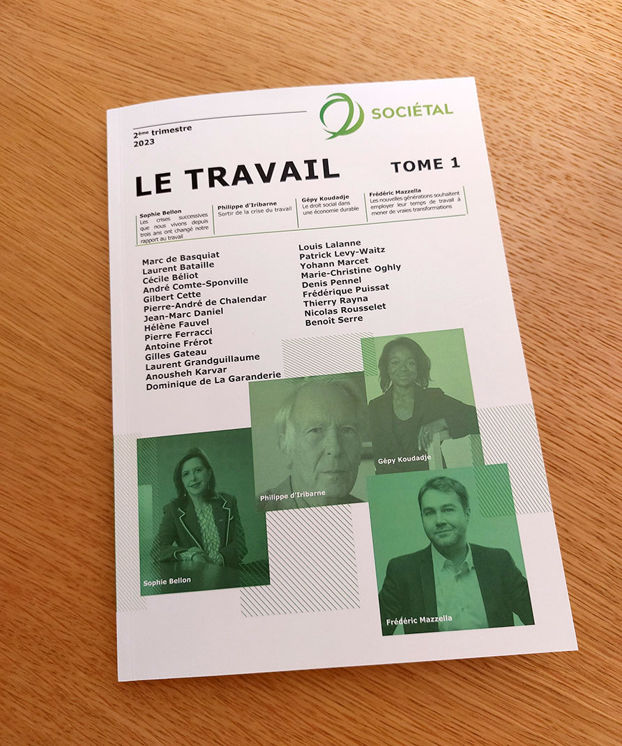 📗Le #Travail : retrouvez 25 contributions inédites d'économistes, de philosophes, de chefs d'entreprises, etc dans le dernier numéro de #Sociétal : institut-entreprise.fr/publications/s…