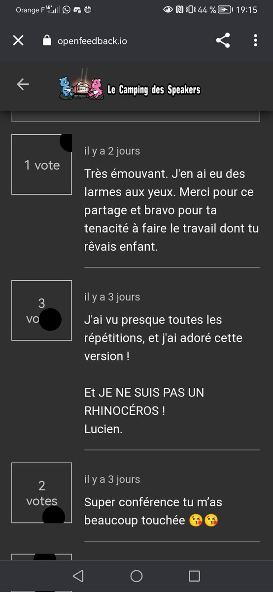 Il y'a 1 an, j'allais au @CampingSpeakers en cherchant des idées de reconversion. Cette année j'y suis retournée en tant que speakeuse ! Pour faire la keynote d'ouverture du vendredi 😱😱! Soyons honnête au moment où j'ai dit oui... 1/3