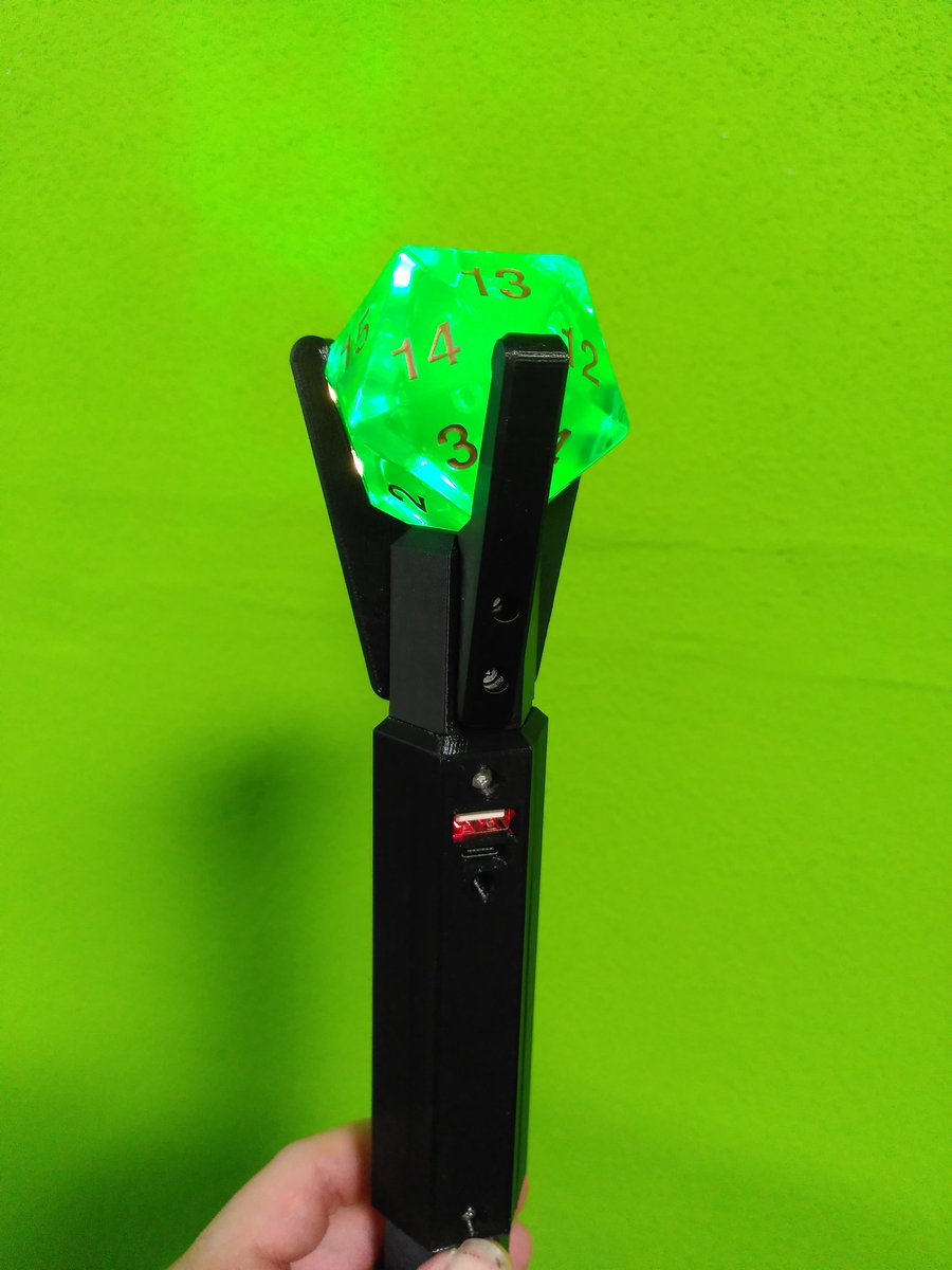 wuerfel_schmied (@wuerfel_schmied) on Twitter photo Here is the result from yesterday's print. The critical cane got alternative holders to use LED strips and is now rechargeable and can charge my phone.
Will soon be on <a href="/printablescom/">Printables.com</a> I'm just refining some spots on the model files.
#dice #3Dprinting
#3dprint #3dmodeling #dnd Here is the result from yesterday's print. The critical cane got alternative holders to use LED strips and is now rechargeable and can charge my phone.
Will soon be on <a href="/printablescom/">Printables.com</a> I'm just refining some spots on the model files.
#dice #3Dprinting
#3dprint #3dmodeling #dnd