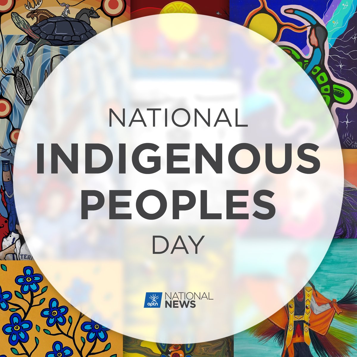 Join us on #IndigenousPeoplesDay as we celebrate our cultures, our traditions and our knowledge.

Throughout #IndigenousHistoryMonth we’ve been sharing First Nations, Inuit and Métis artists who are helping to keep our stories alive. See their work here: aptnnews.ca/ourstories/ind…