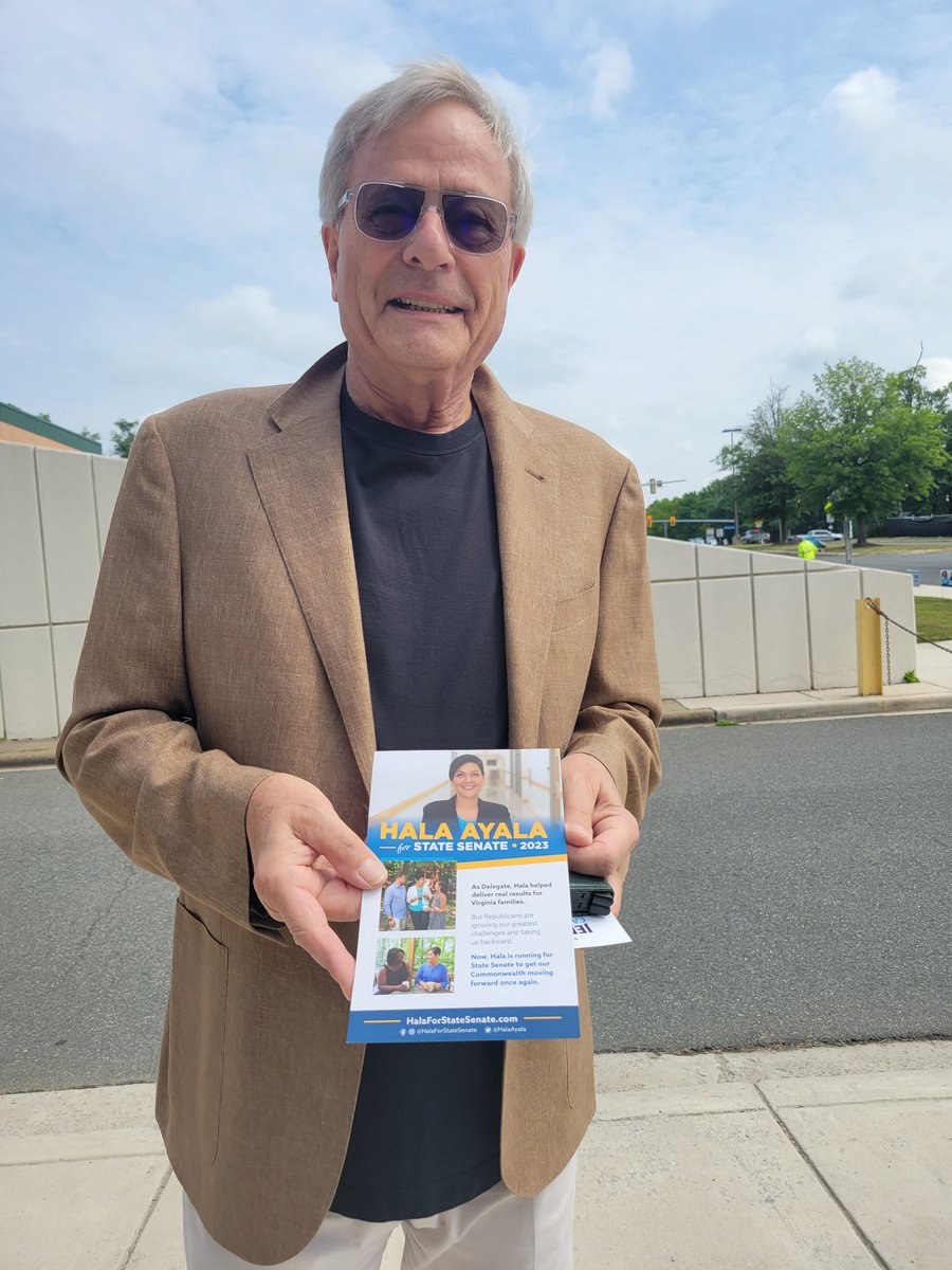IvaniaCastill17's tweet photo. I invite you to go out and #vote 🇺🇲🗳📥✅️ today in the #Primaries for @HalaAyala FOR #State_Senate #Primarias Here in #Virginia Our #LATINO_LATINO_VOTE COUNTS. https://t.co/BaZUN0zRld