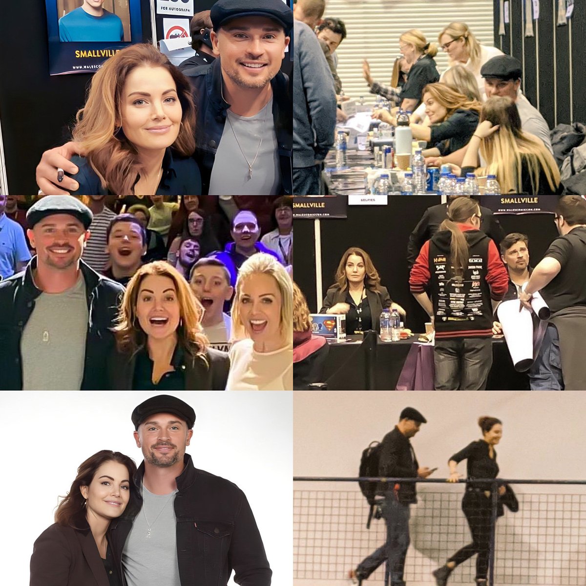 📸 | Tom Welling & Erica Durance at Wales Comic Con ✨ #Smallville #Clois