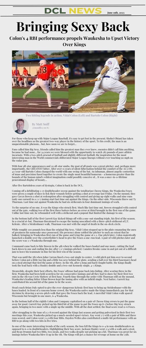 Dairyland Collegiate League tweet media