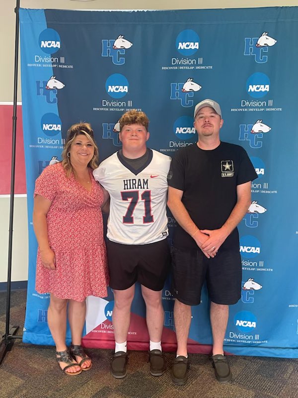 day_keaton's tweet photo. Thank you @Coach_Mro and the rest of the staff @Hiram_Athletics for having me on a great visit today. https://t.co/0u3vhGJzGi