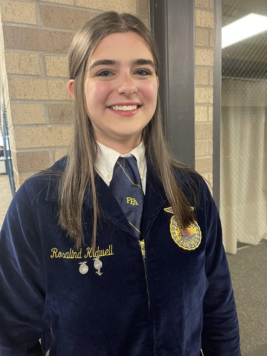 boonville_ffa's tweet photo. Rosalind Kidwell waiting patiently to compete in the Indiana FFA state prepared public speaking leadership development event! Good luck Rosalind you’re going to do great! https://t.co/SL5HY5fMfh