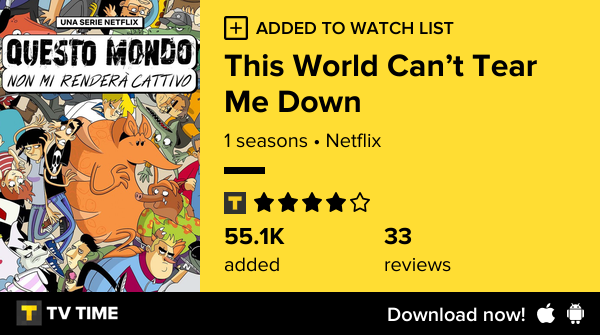 Redeipirati's tweet photo. I've just started following This World Can’t Tear Me Down https://t.co/SA3ls4bmM9 #tvtime https://t.co/p5uUQGMK2m