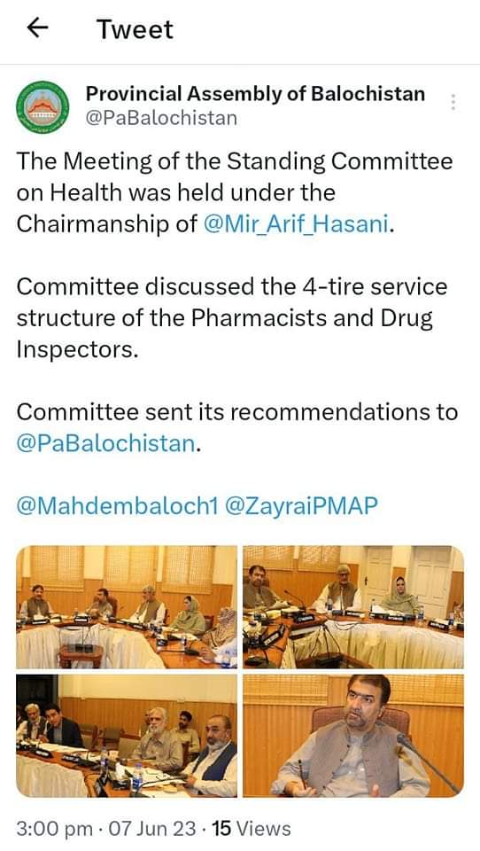 RphYousaf's tweet photo. @AQuddusBizenjo sir this is the standing committee on health; constituted by your govt @dpr_gob 
#Approve_FourTier_Service_Structure
#Approve_FourTier_Service_Structure 
#Approve_FourTier_Service_Structure 
#Pharmacists_DrugInspectors https://t.co/hChXIUIK79