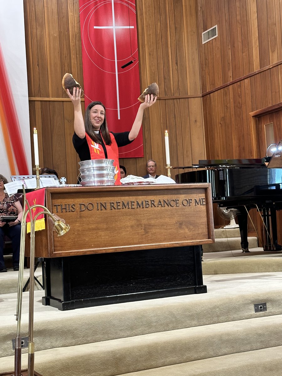 txumc's tweet photo. Rev. Amanda Stratton, Pastor, of DeKalb First United Methodist Church says “All are welcome at the table at DeKalb’s FUMC!”

Thank you to so many of you who have already shared some of these sacred moments with us! We want everyone to Come to the Table!
#UMC #TXUMC https://t.co/VtupPQgNgG