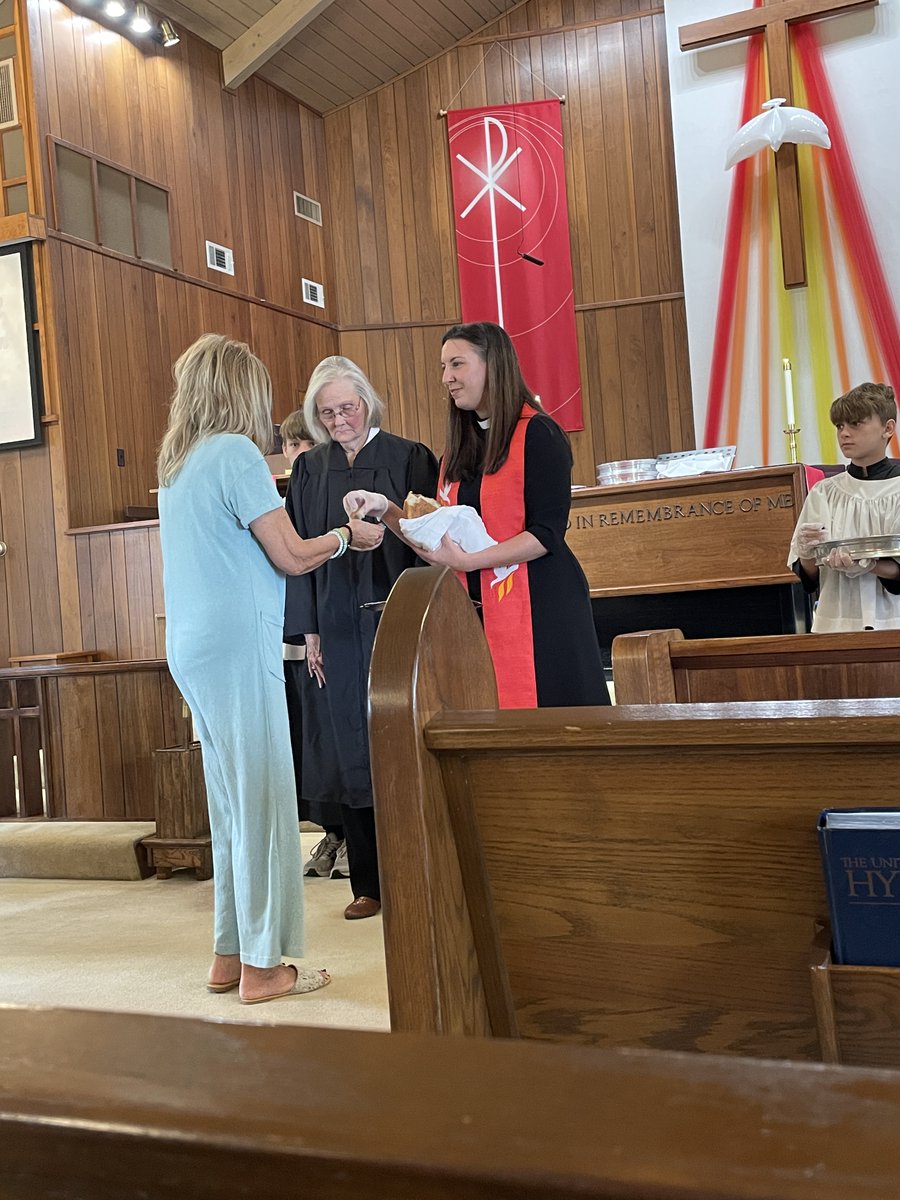 txumc's tweet photo. Rev. Amanda Stratton, Pastor, of DeKalb First United Methodist Church says “All are welcome at the table at DeKalb’s FUMC!”

Thank you to so many of you who have already shared some of these sacred moments with us! We want everyone to Come to the Table!
#UMC #TXUMC https://t.co/VtupPQgNgG