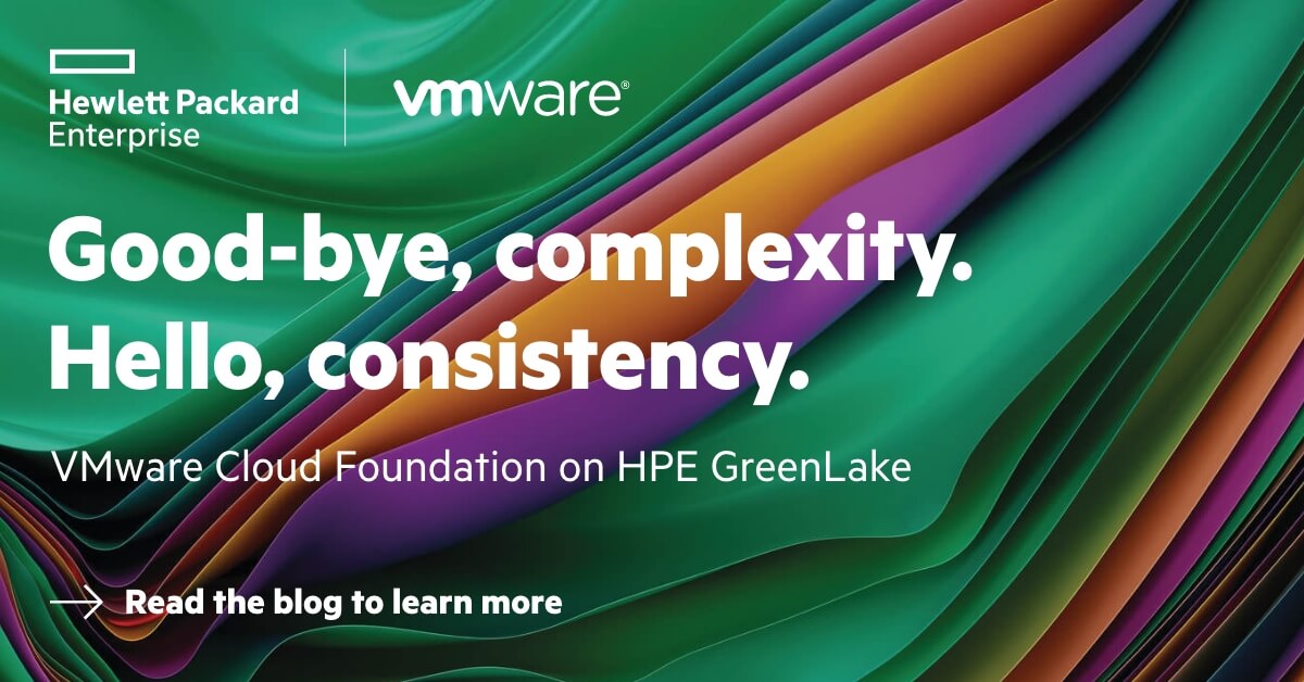 HPE_Alliances's tweet image. Are #modernization and #hybridcloud ramping up complexity? Say “hello” to a consistent operating foundation built on #VMwareVCF and @HPEGreenLake. Read the new blog: hpe.to/6012OAiVG #HPEAlliances