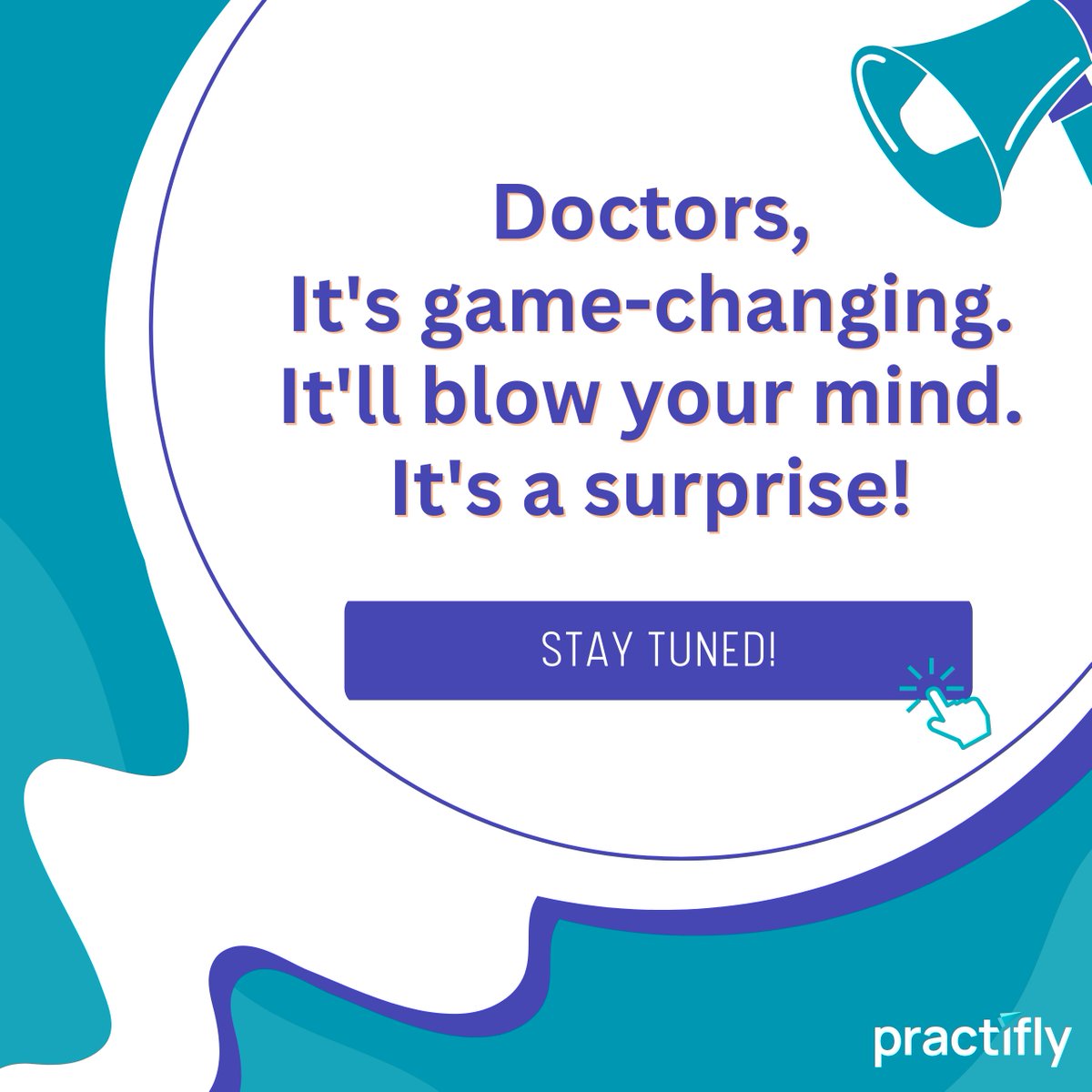 📣 Attention, doctors, 
Don't miss out on the big reveal that's just around the corner.    #healthcare #healthcareprofessionals #medicalpractice #doctors #medical #healthcareworkers #practifly