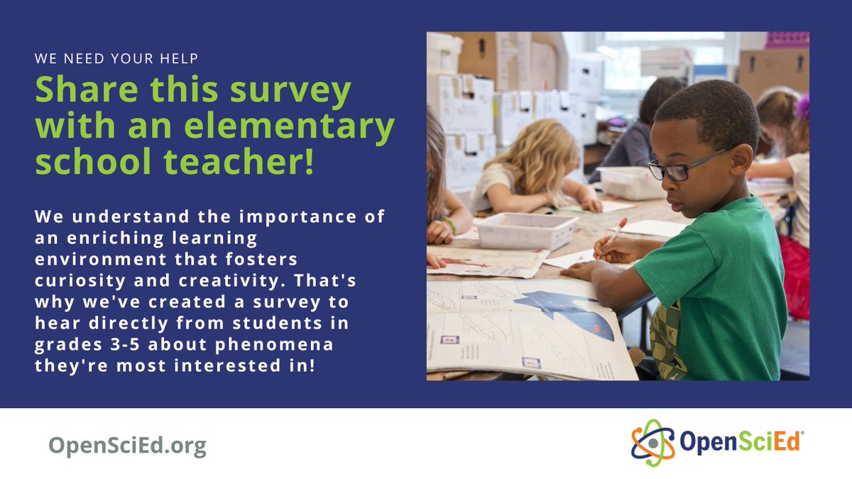 OpenSciEd tweet media