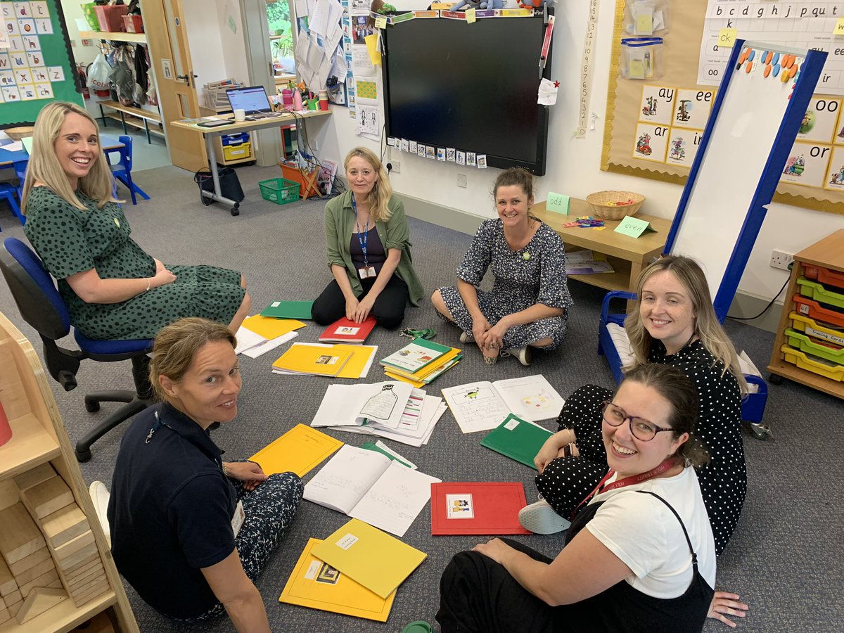 We love to have visitors into school and it’s been just lovely to get the Early Years teams in from neighbouring schools,

Working partnerships at their best,