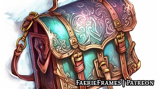 Unpack the mysteries of the multiverse with the Etherweave Satchel! Crafted by the elusive Aetherweavers, this interplanar backpack shields precious artifacts and enhances storage. Delve into unknown realms and protect your treasures! #TREASURE #Tuesday #DnD #RPG #dnd5e #dndart