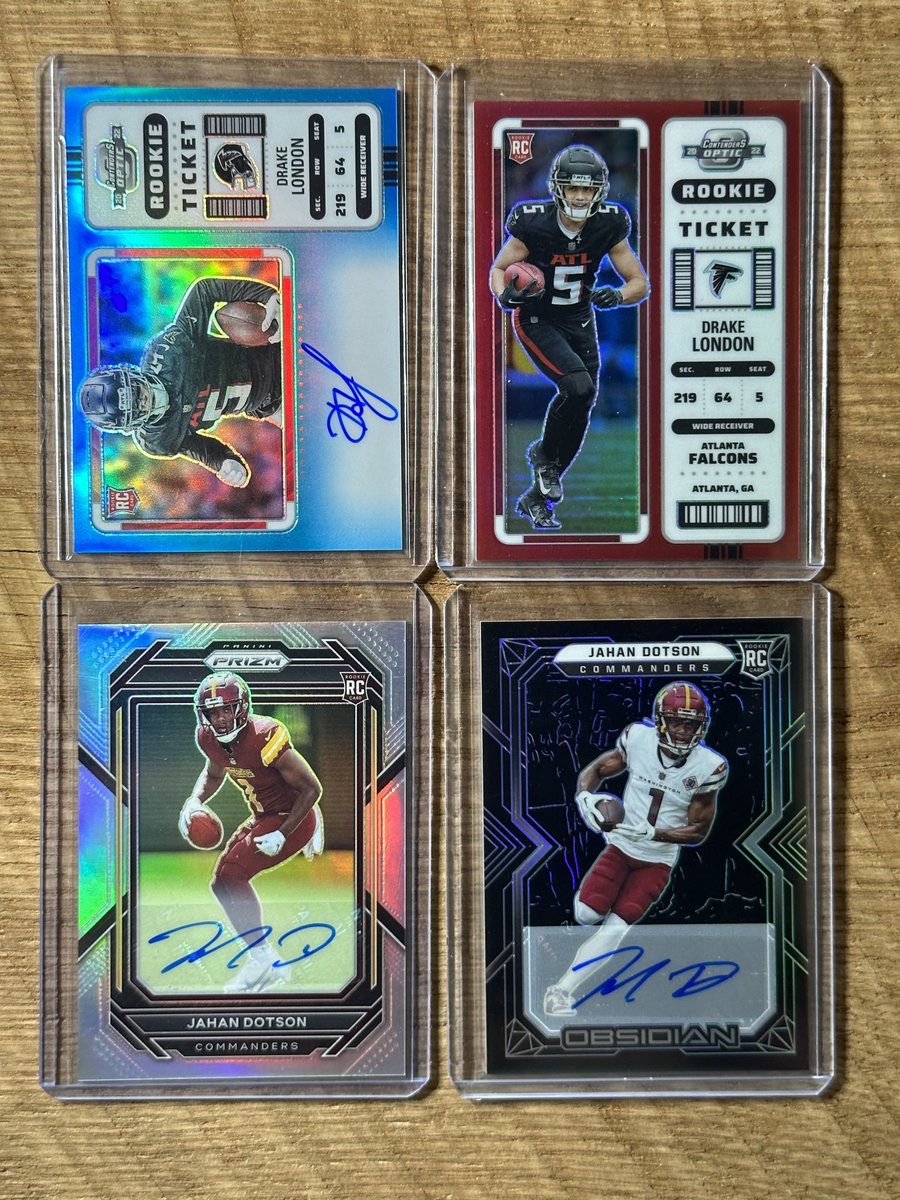 Went to a 1 table card show at my buddy’s house and this is what I walked away with. Continuing to prep for football season. #thehobby @CardPurchaser