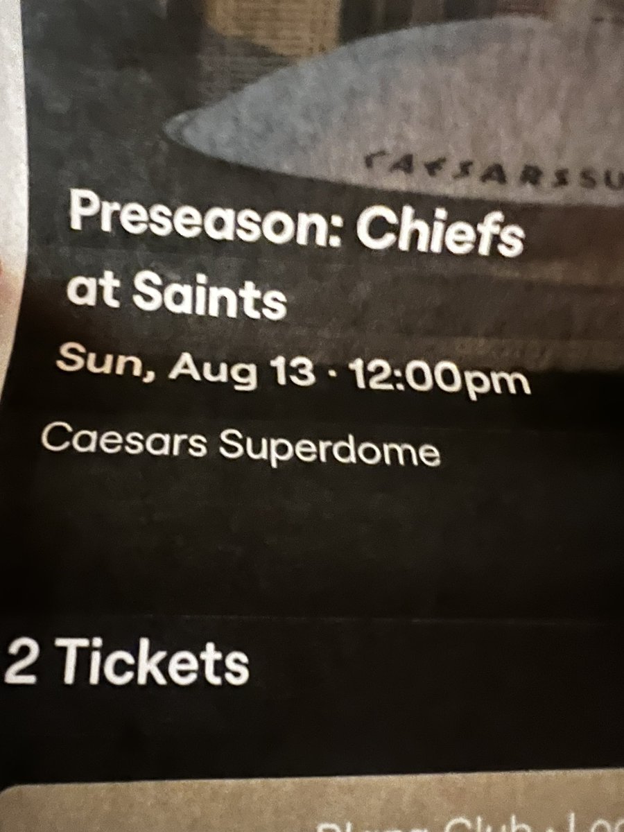 mister88keyz's tweet photo. My wife got me tickets to see the @Saints play! My first NFL game & getting to see my favorite team play! Iβm too excited!! #WhoDat #NOLASaints https://t.co/wzwEcw89G1