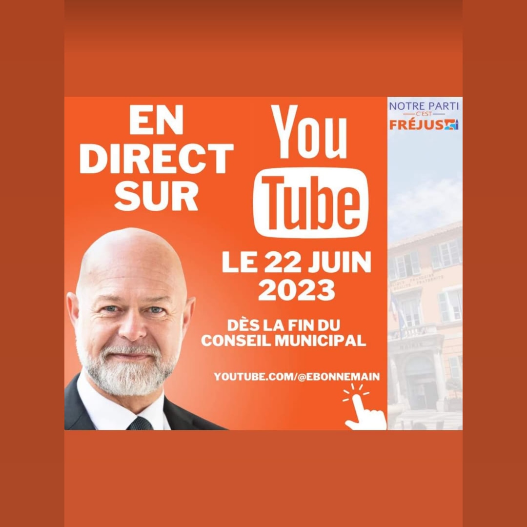 #Fréjus #ConseilMunicpal #EmmanuelBonnemain #22juin2023 #DirectAprėsCM