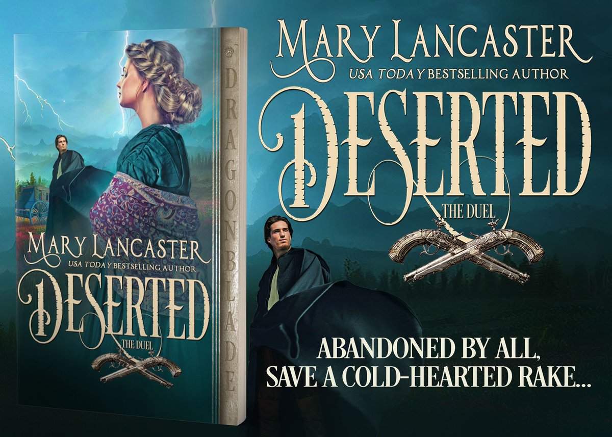 Huzzah! DESERTED, 3rd of The Duel series, is out now! 💙 mybook.to/dueldeserted

Click quick to buy for just #99cents (or read FREE with #kindleunlimited ) – and do tell all your #Regency  romance loving friends! 🙂

#newrelease #Regencyromance