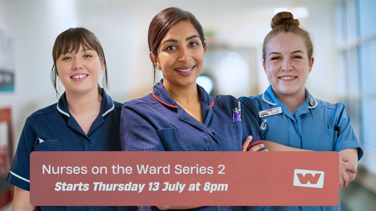 🌟NEW SERIES🌟

The dedicated nurses of Portsmouth’s Queen Alexandra Hospital are back for a second series of UKTV Original ‘Nurses on the Ward’ narrated by @itsanitarani on W and @UKTVPlay starting Thursday 13 July at 8pm.

#NursesOnTheWard #QueenAlexandraHospital