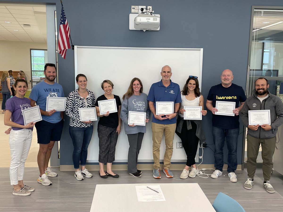Congrats to Mrs. Mavilia, Mr. Schattgen, Mrs. McNamara, Ms. Heffernan, Mrs. Molla, Mr. Lamie, Mrs. Townsell, Mr. Fitzgerald, and Mr. McCarthy for being selected as the recipients of this year’s Staff Core Values Awards🏆 @ScituateSchools