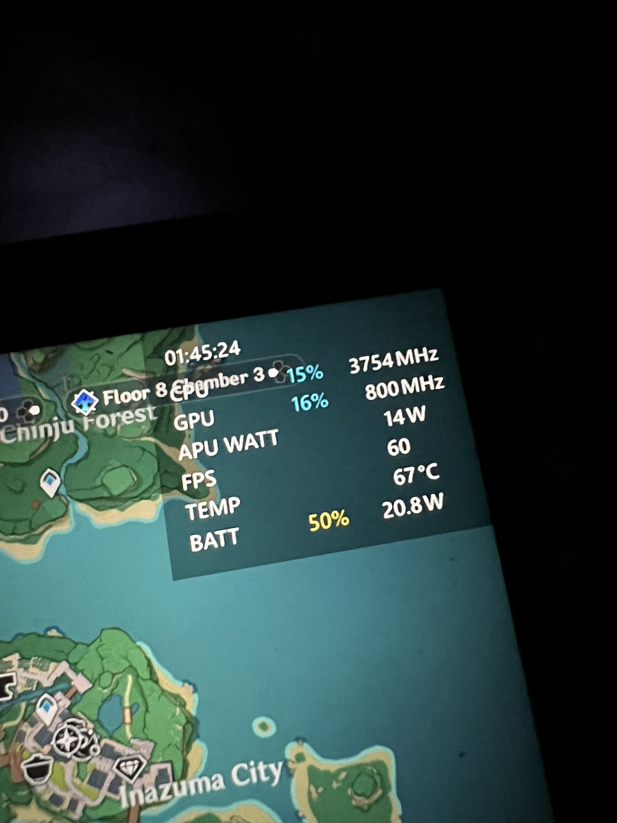 techcritter's tweet photo. 45 minutes into Genshin Impact and left 50% battery

15W
720p
Highest graphical settings 

#ROGALLY #GenshinImpact https://t.co/zkEPRxwSDE