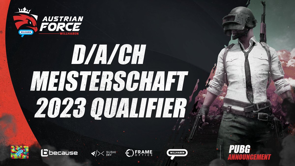 In den nächsten Tagen kämpft unser Team gegen 40 andere Teams um den Titel des <a href="/PUBG_DE/">PUBG: BATTLEGROUNDS Deutschland 🇩🇪</a> D/A/CH Meisters! Wir fiebern mit und bereiten schon mal Popcorn vor 🍿

Das Line-up:
🇩🇪@JekozTV
🇩🇪<a href="/fapsPUBG/">faps</a>
🇩🇪<a href="/Hopsnehmer/">Hops</a>
🇩🇪@Mon_kyPUBG

#afwill👑