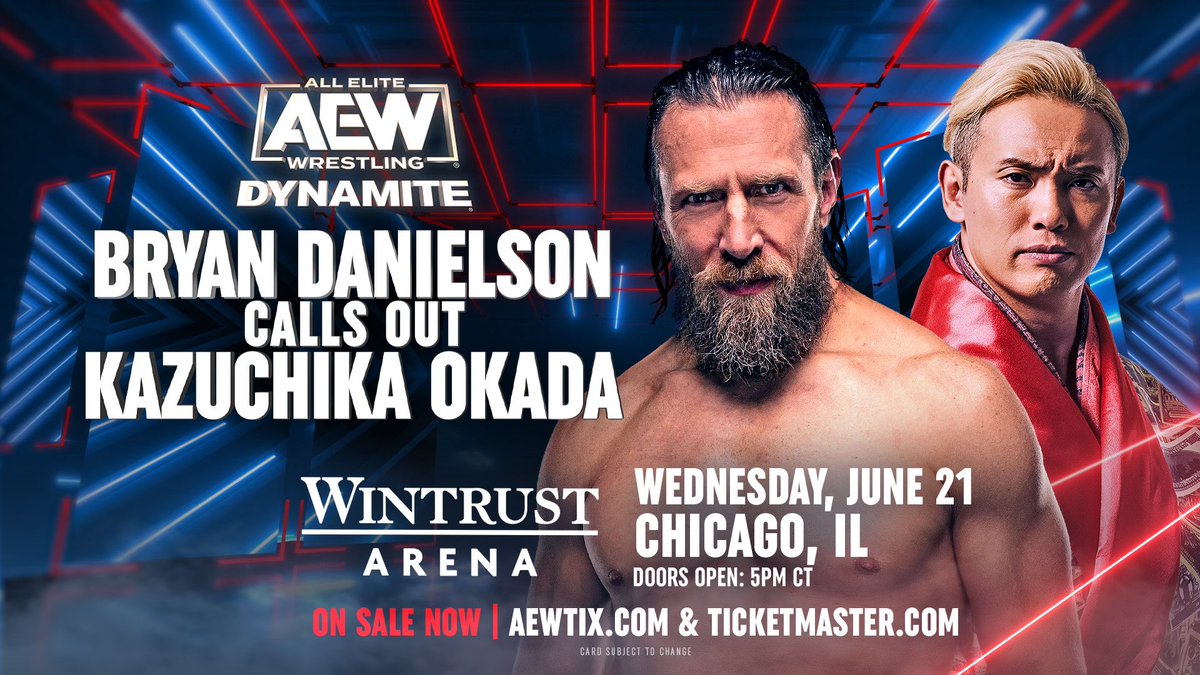 Bryan Danielson To Call Out Kazuchika Okada On AEW Dynamite