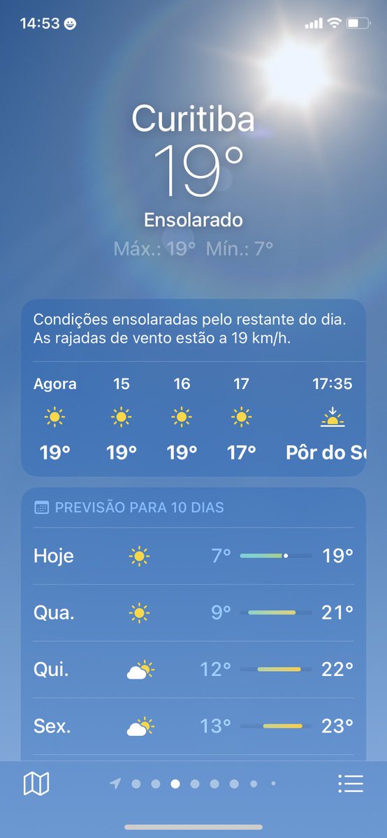EBitenka's tweet photo. @AndreDPanda Curitiba agora está agradável! Mas hoje cedinho estava melhor! https://t.co/HrwaL8Ajpw
