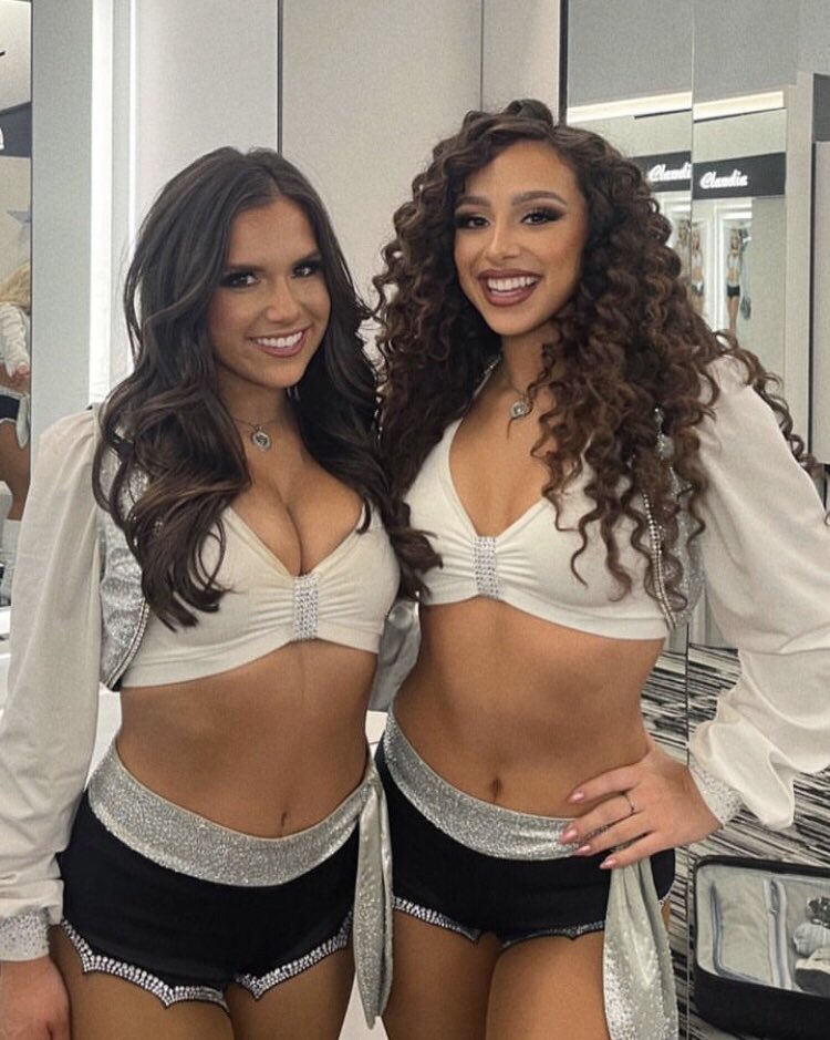 Only smiles on #TeammateTuesday!! 👯‍♀️✨🤍

#RaiderNation | #Raiderettes23