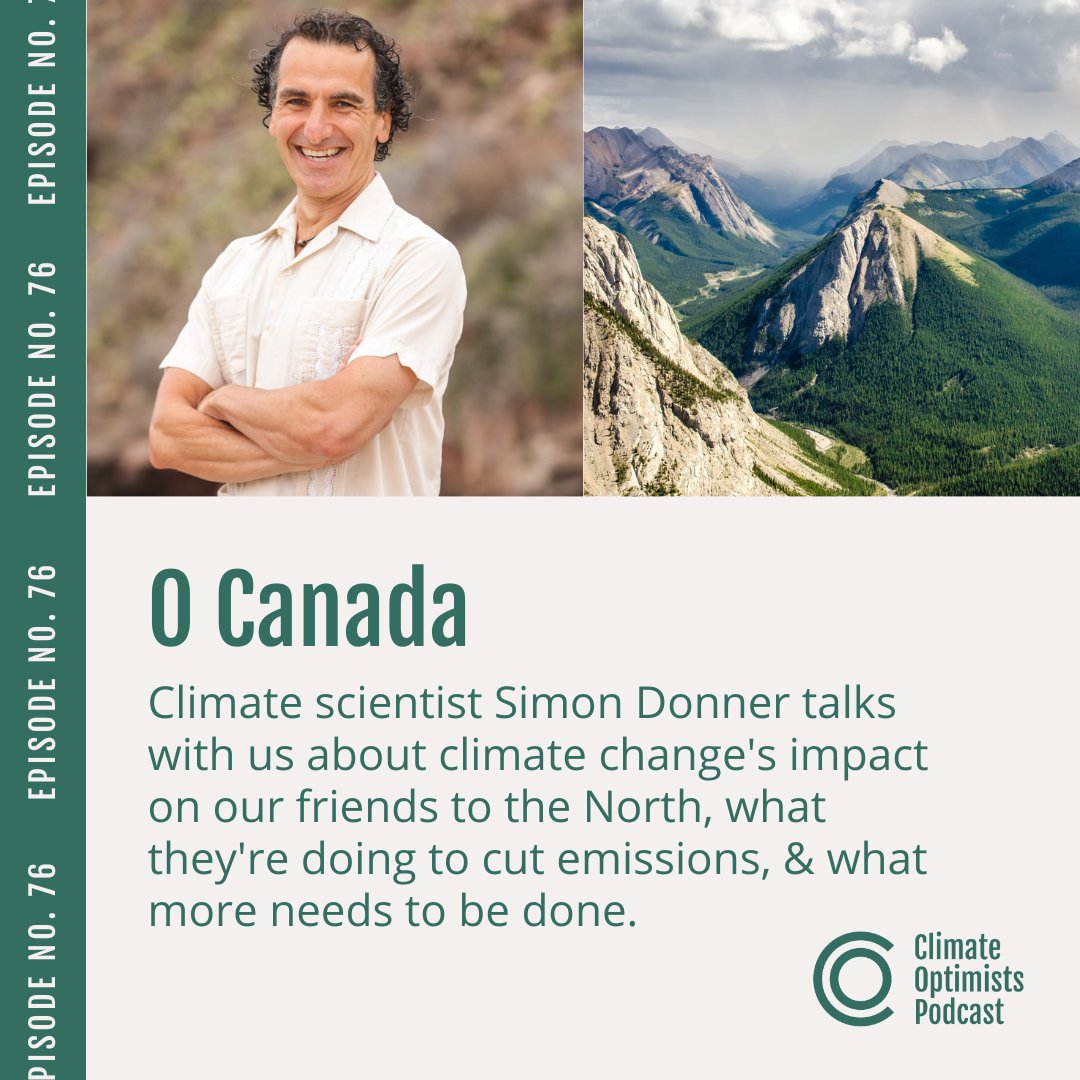 Special thanks to Simon Donner for an awesome episode!

Make sure to tune in at climateoptimists.co, or wherever you find your podcasts.

#netzero #ocanada #carbonemissions