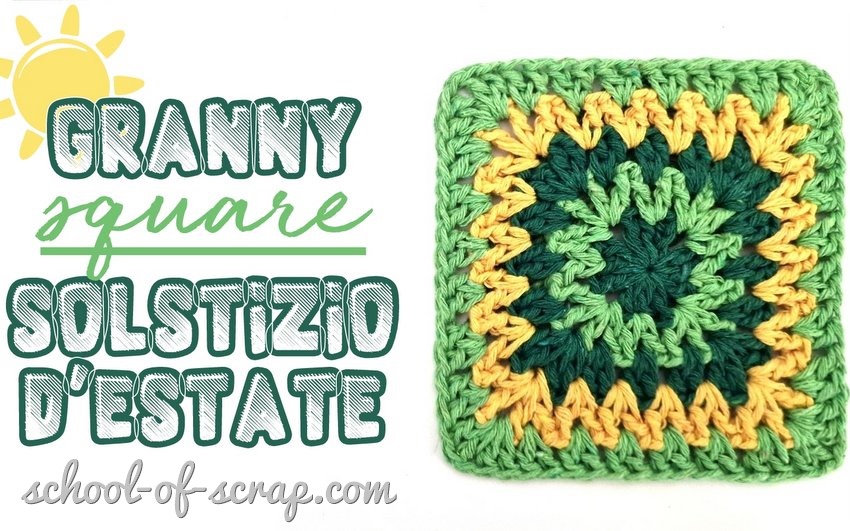 Uncinetto facile: come fare la mattonella granny square solstizio d’estate dlvr.it/SqzQq2