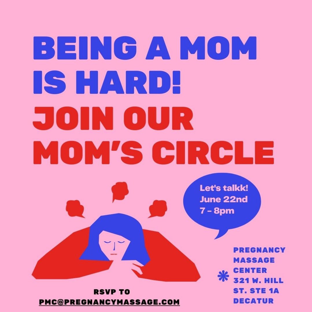 Join us!  Support is important. #pregnancymassagecenter #pregnancy  #postpartum #postpartummassage #decaturpostpartummassage #atlantapostpartummassage #wellness #community #healingfromtrauma #supportgroups #youarenotalone #shareyourstory #listeningcircle #momscircle