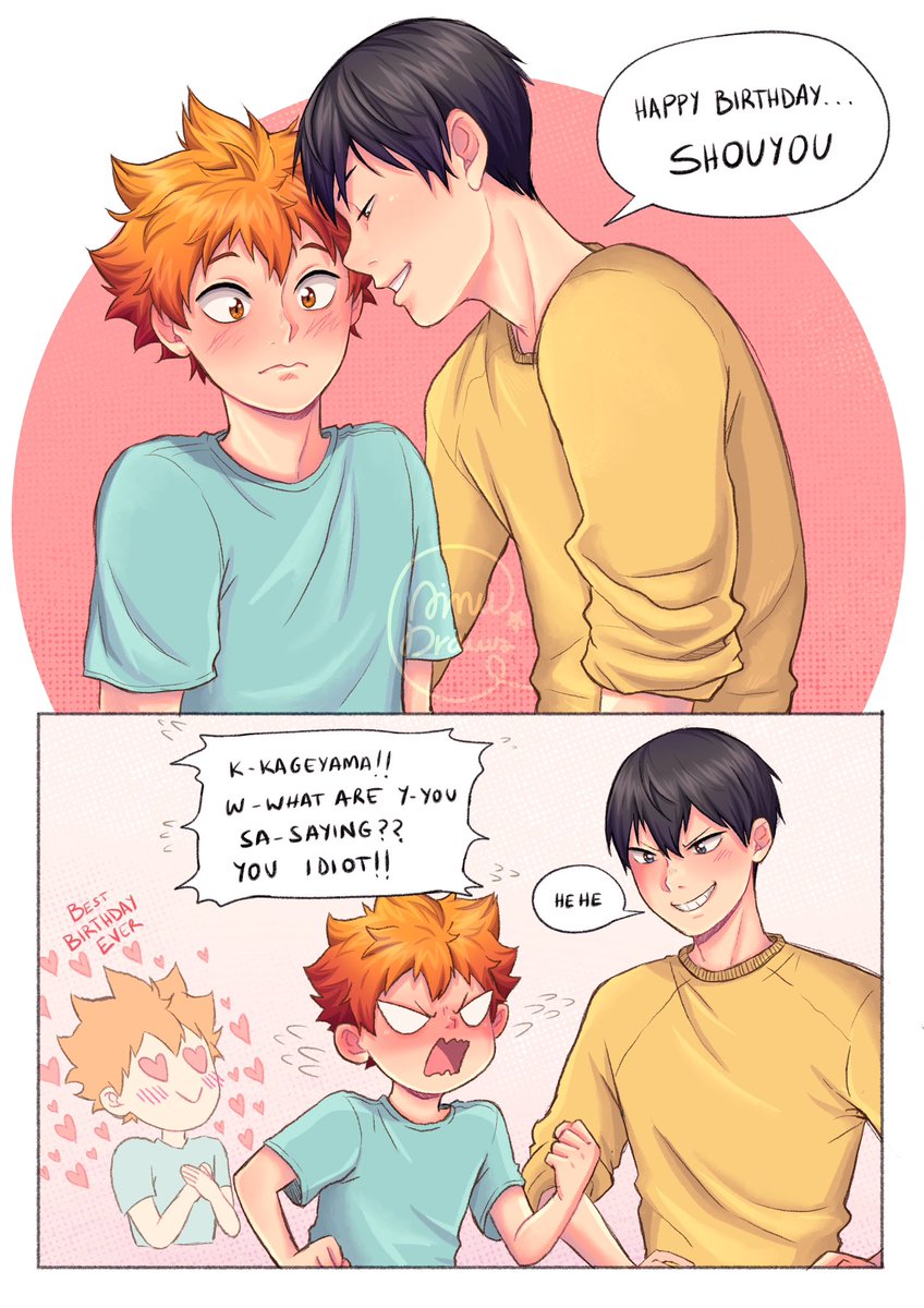 Kegeyama gives the best gifts 🥺🥺🥺 even when he just wants to tease. HAPPY BIRTHDAY HINATA 🎉🎉🎂🎉🎉