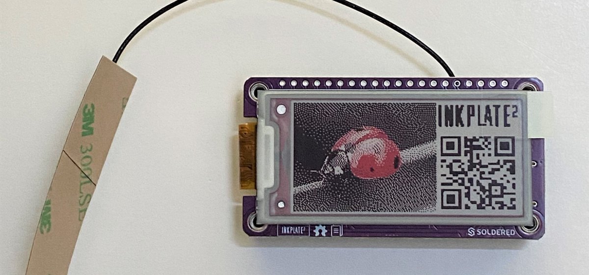 'I backed a Kickstarter campaign for the #Inkplate 2, an e-paper display with an #ESP32 microcontroller. One nice thing is that they provide an Inkplate library with lots of examples and projects for the #Arduino IDE' bit.ly/3PiyspK