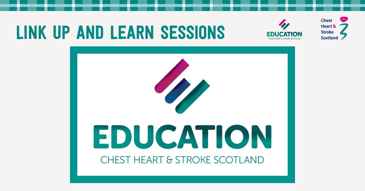 Our Education Team deliver virtual 'Link up and Learn' sessions for #healthcareprofessionals working in #stroke in Scotland.
The next session with Avril Drummond, 'What do you really need to know about post stroke fatigue?’, is on 27th June. Register 👉 chsseducation@chss.org.uk