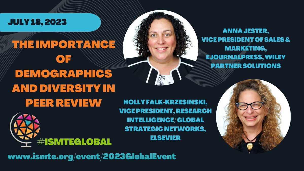 ISMTE's tweet photo. #ISMTEGlobal 2023. Check out the full lineup of speakers and sessions here:
https://t.co/xP1mE3mrSa
#editor #journal @anna_jester https://t.co/iTs6hMlDNG